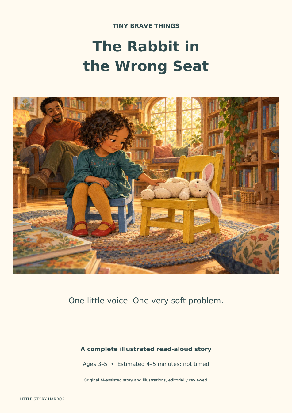 Original cover illustration for The Rabbit in the Wrong Seat